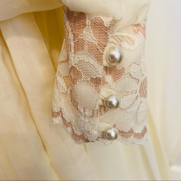 🌺SOLD🌺 Gunne Sax 70s 80s Prairie Corset Wedding Boho Maxi Gown Dress 11 - Picture 8 of 13